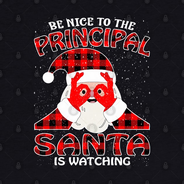 Be Nice To The Principal Santa is Watching by intelus